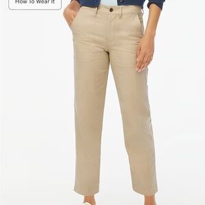 J. Crew Cotton Camp Pants Khaki Chino‎